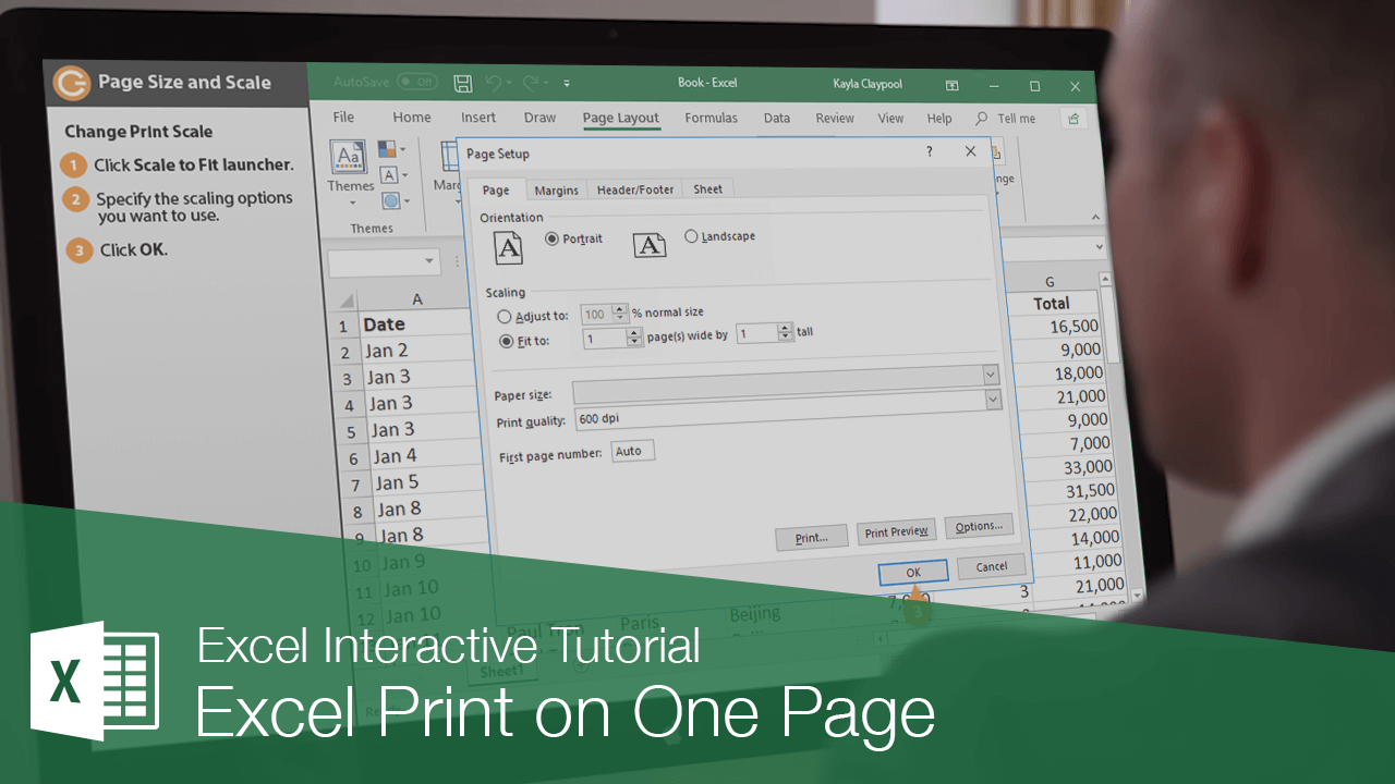 Excel Print on One Page