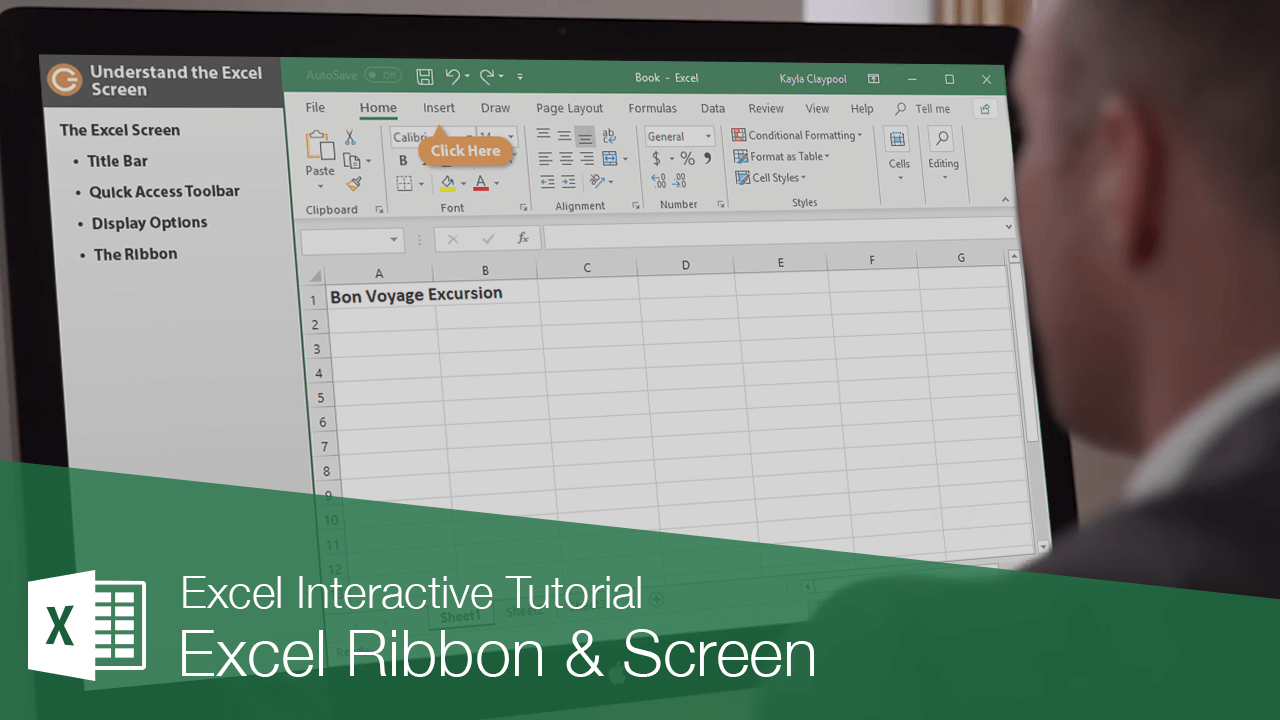 Excel Ribbon & Screen