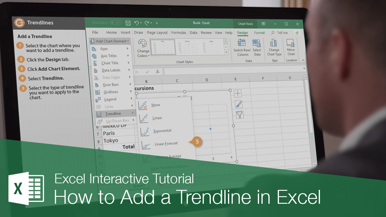 How to Add a Trendline in Excel