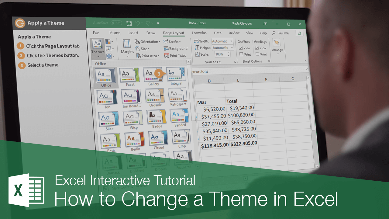 How To Change Theme In Excel 2016