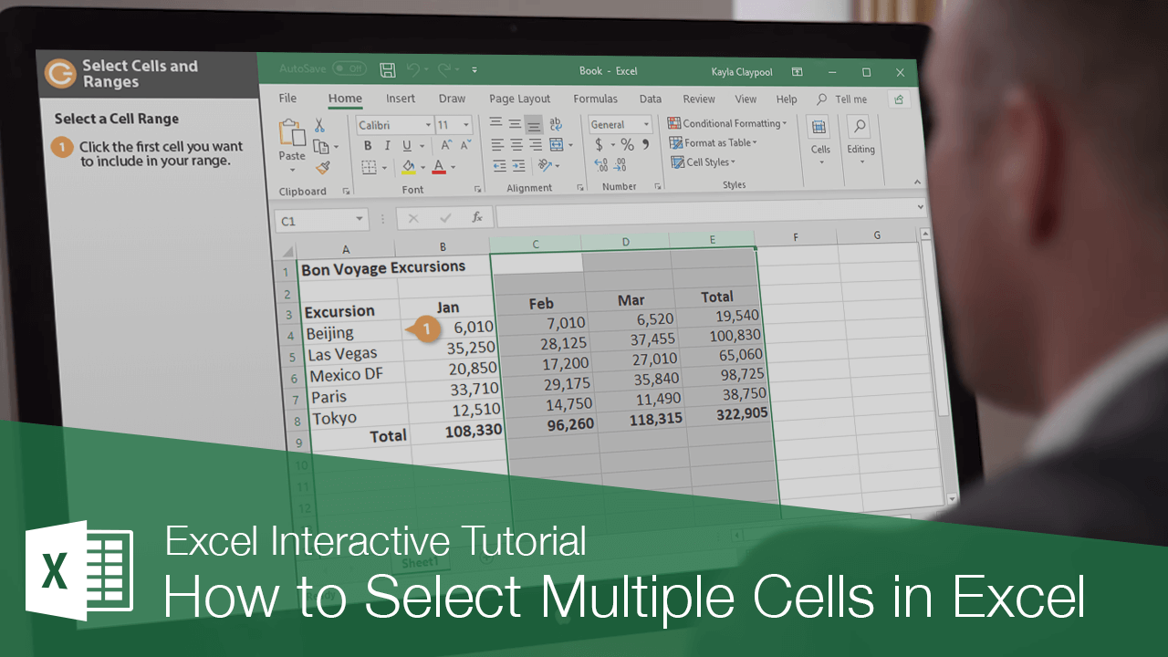 How To Select Multiple Cells