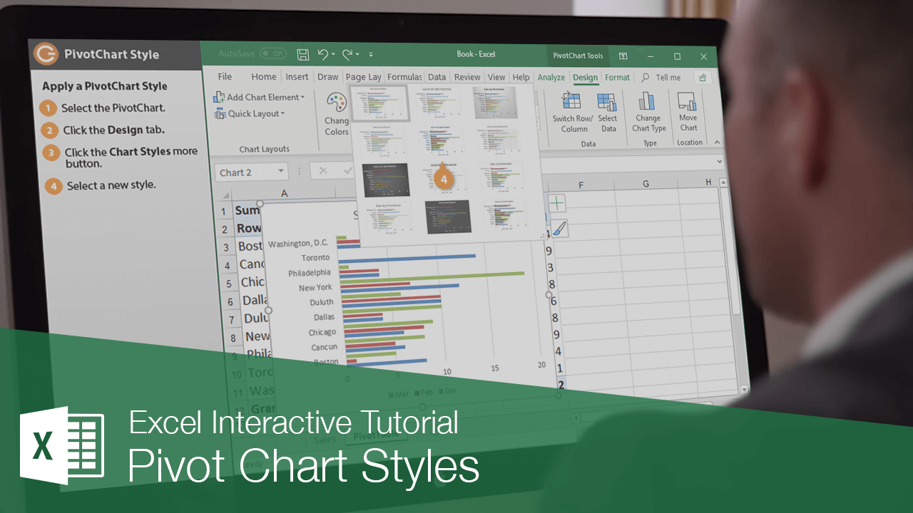 Pivot Chart Styles