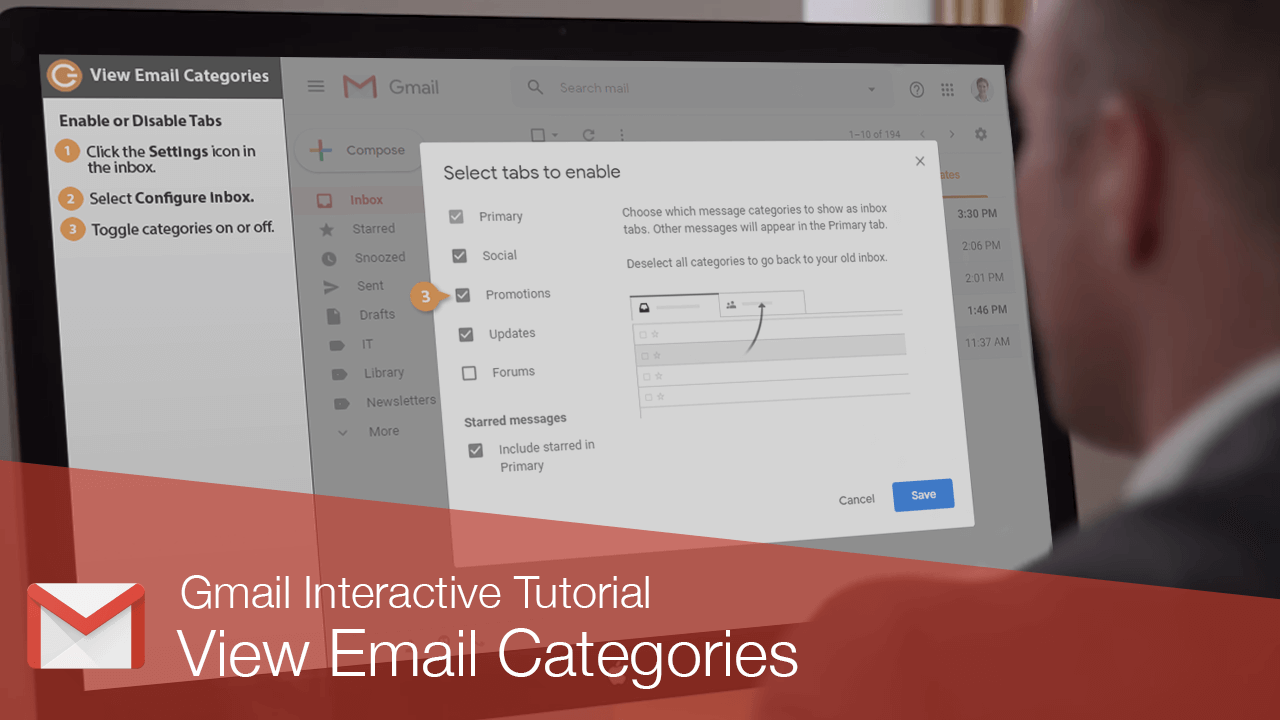 View Email Categories