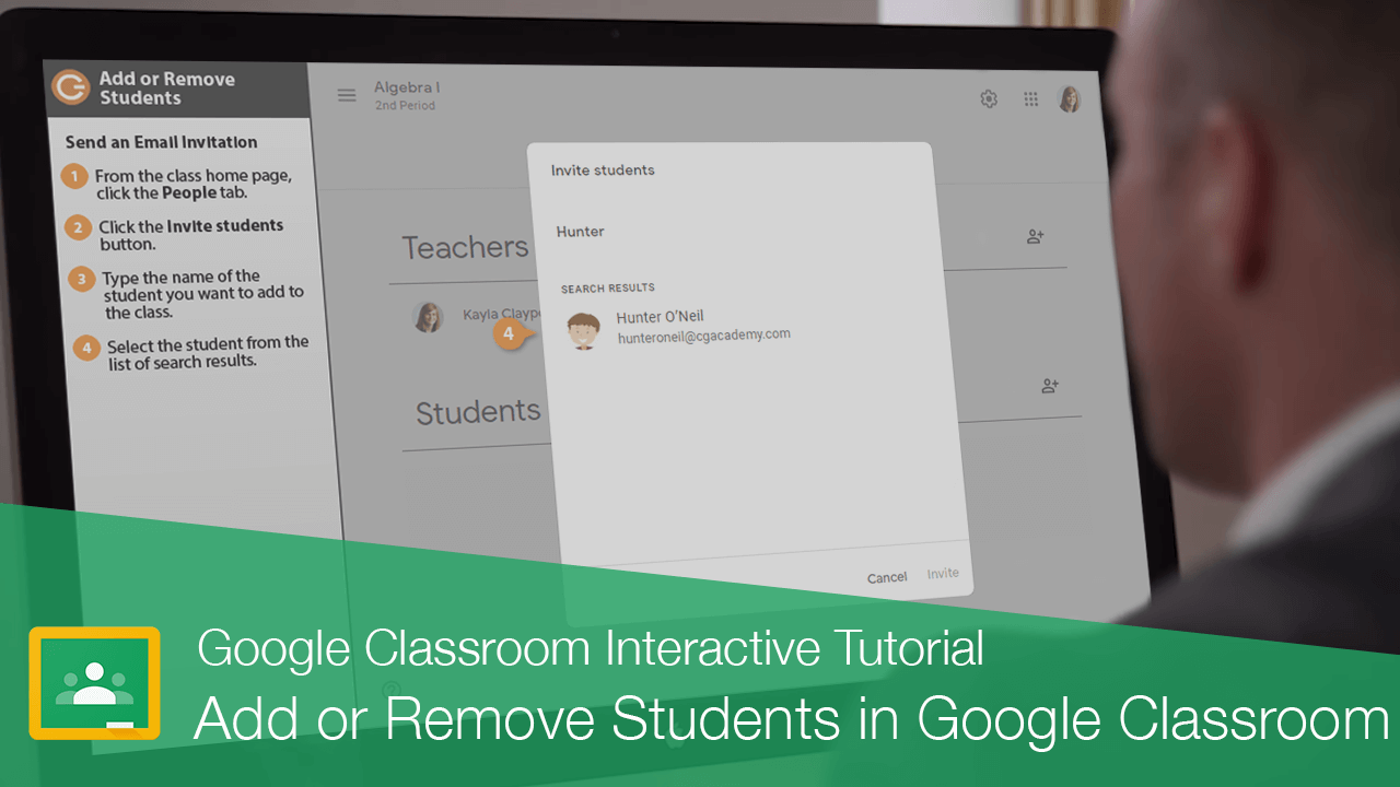 Add or Remove Students in Google Classroom