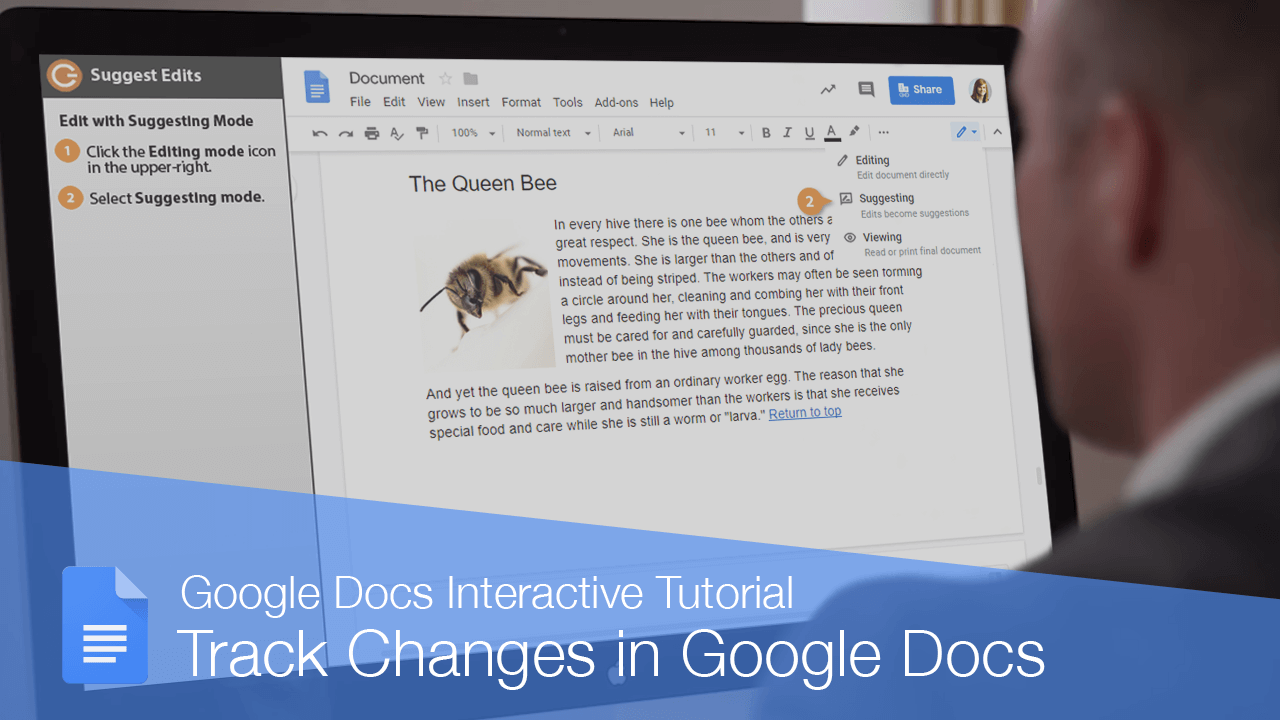 Track Changes in Google Docs