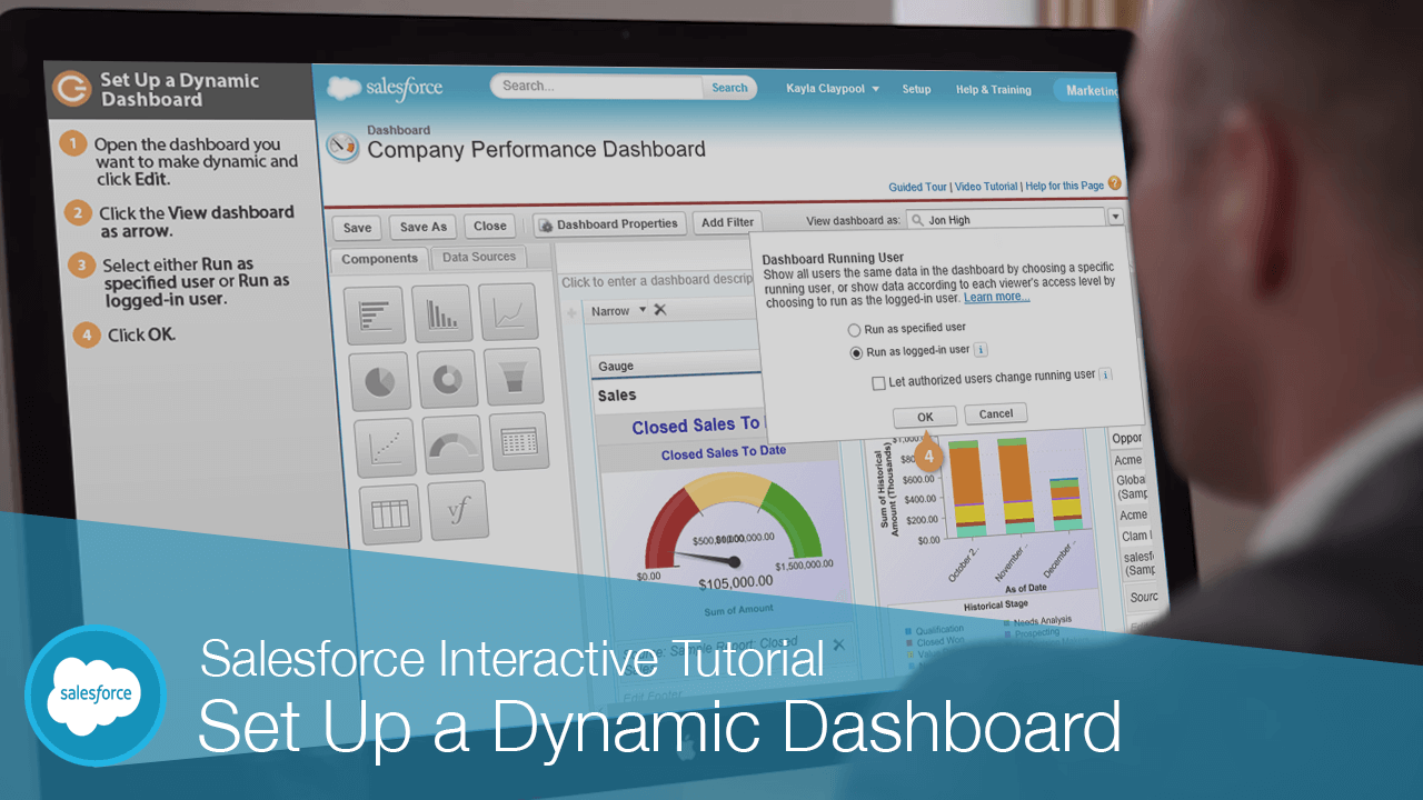 Set Up a Dynamic Dashboard