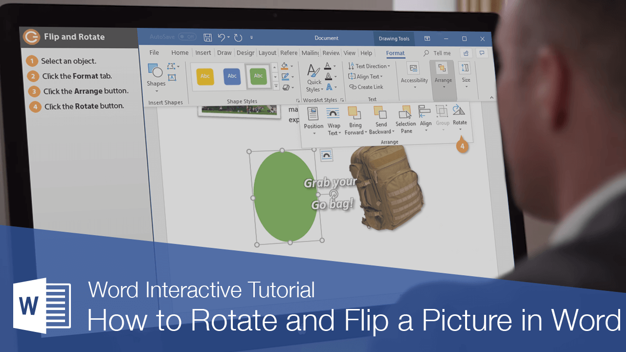 How to Rotate and Flip a Picture in Word